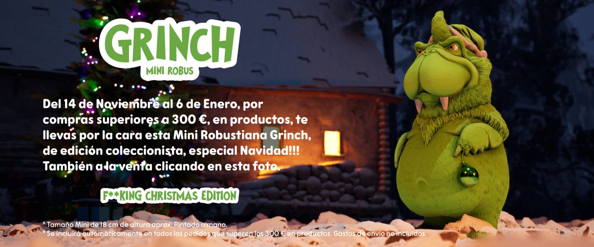 Ornamante Mini Robustiana Grinch Christmas Edition