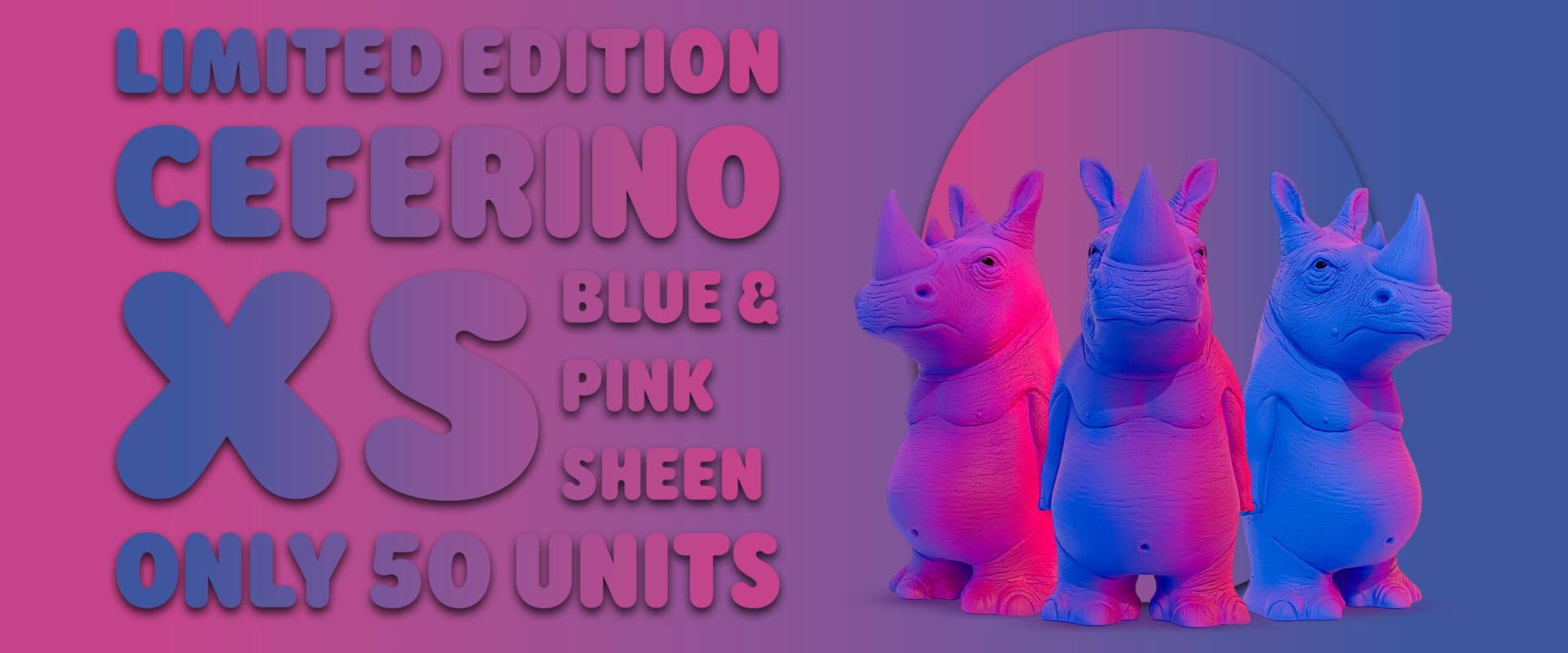 Ornamante Ceferino XS Blue Pink Sheen Limited