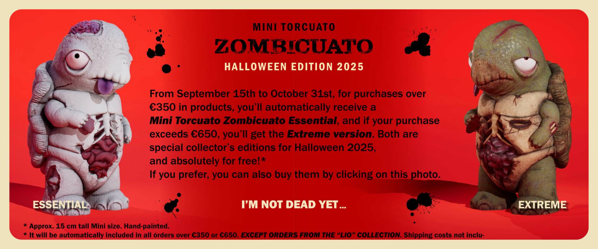 Ornamante Mini Torcuato Zombicuato Halloween Edicition