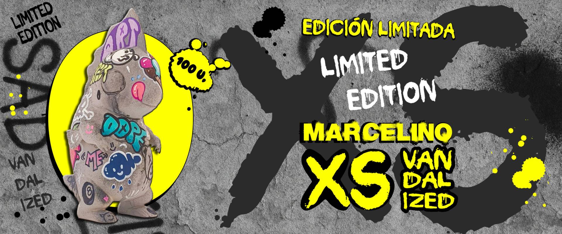 ORNAMANTE MARCELINO XS VANDALIZED LIMITED EDITION